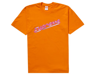 Supreme Banner Tee Orange
