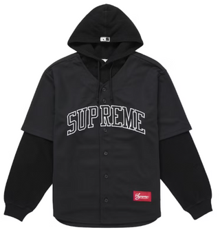 Supreme Chicago White Sox Hooded Baseball Jersey Black