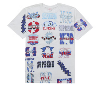Supreme Flash Tee White