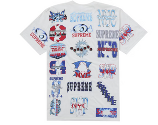Supreme Flash Tee White