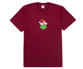 Supreme Grinch Tee Cardinal