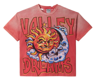 Vale Forever Thrashed Red Sun Tee Red
