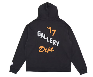 Gallery Dept. Boxing Merch Zip Hoodie Vintage Black