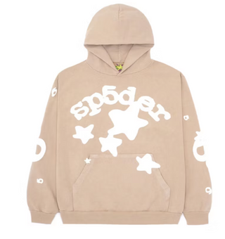 Sp5der Beluga Hoodie Sand