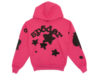Sp5der Beluga Hoodie Pink