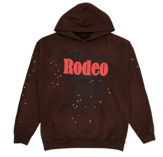 Travis Scott Cactus Jack x Sp5der Days Before Rodeo Hoodie Brown