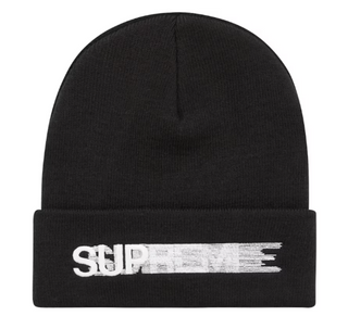 Supreme Motion Logo Beanie (SS23) Black