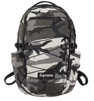 Supreme Logo Backpack (SS25) Snow Camo