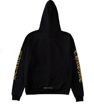 Chrome Hearts Vertical Logo Hoodie Black/Army Green