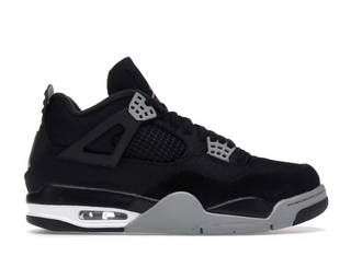 AJ4 Black Canvas