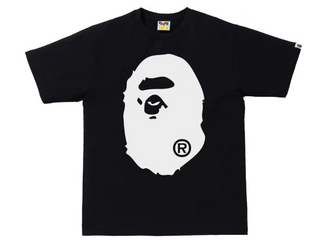 BAPE Bicolor Big Ape Head Tee (FW21/SS22/FW22) Black