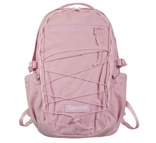 Supreme Logo Backpack (SS25) Light Pink