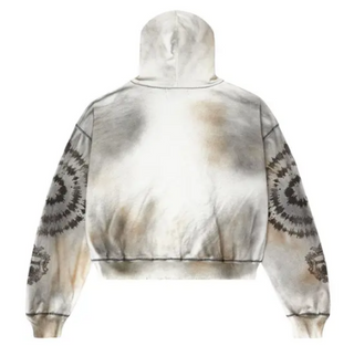 Vale Forever Spiral Zip Up Hoodie White