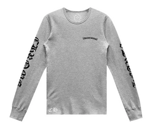Chrome Hearts Scroll Logo Long Sleeve Thermal