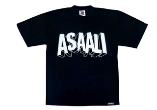 Asaali 3D Logo Tee Black