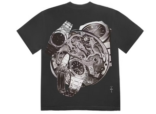 Travis Scott CJ X Audemars Piguet Collage Tee Black
