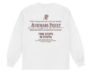Travis Scott CJ X Audemars Piguet Utopia L/S Tee White