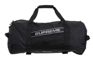 Supreme Logo Duffle Bag Black