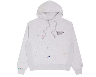 Gallery Dept. Paint Logo Hoodie Heather Grey