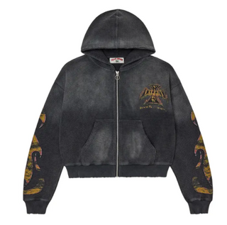 Vale Forever Reborn Waffle Zip Up Hoodie