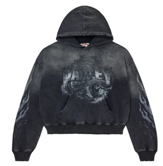 Vale Forever Black Serpent Pullover Hoodie Black/Mono