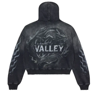 Vale Forever Black Serpent Pullover Hoodie Black/Mono