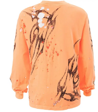 Hellstar Tribal L/S Tee Orange