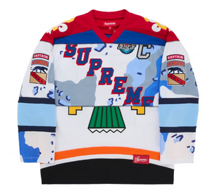 Supreme Paneled Hockey Jersey White