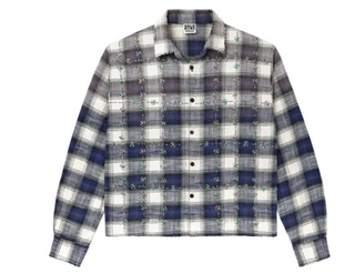 Vale Forever Sky Gems Flannel Navy