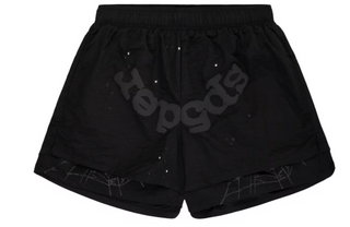 Sp5der OG Web Double Layer Short Black