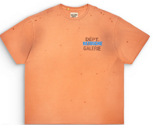 Gallery Dept. Retouche Damaged French Tee Orange