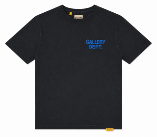 Gallery Dept. Souvenir Tee 'Washed Black' Blue