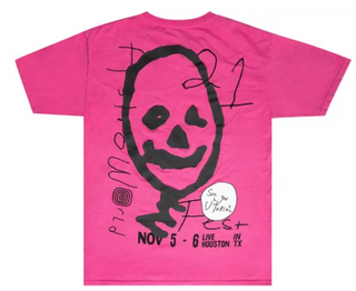 Travis Scott Other Side Tee Pink