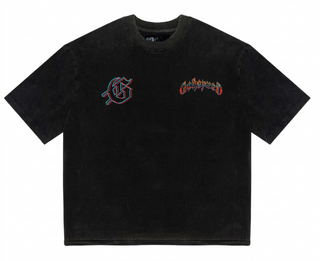 Godspeed Natural Disaster Tee Black Wash