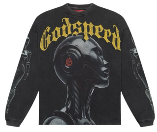 Godspeed Alexa Out Of Many One L/S Tee Black