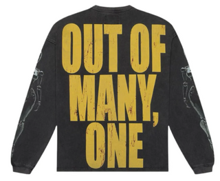 Godspeed Alexa Out Of Many One L/S Tee Black