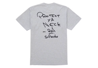 Supreme Wu-Tang Clan RZA Tee Ash Grey