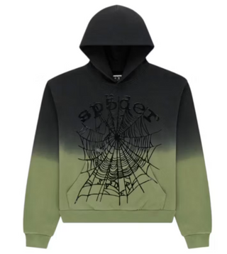 Sp5der OG Web Ombre Hoodie Black