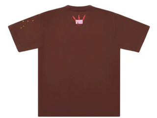 Sp5der Angel Number Tee Brown