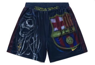 Travis Scott x Nike x FC Barcelona Skeleton Home Shorts Multicolor