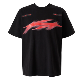 Hellstar Motion Blur Tee Black