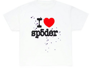 Sp5der I Heart SP5DER Tee White