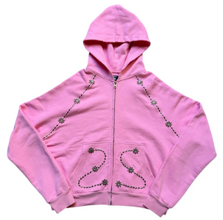 Brainwashed Sun Flower Hoodie Pink