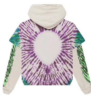 Hellstar Tye-Dye Zip Up Hoodie