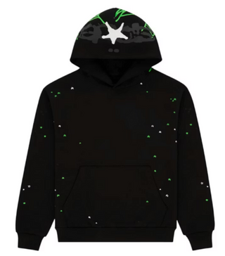Sp5der Heavy Web Hoodie (FW25) Black