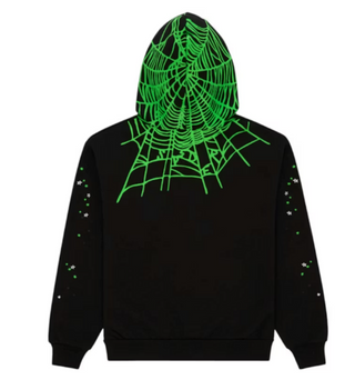 Sp5der Heavy Web Hoodie (FW25) Black