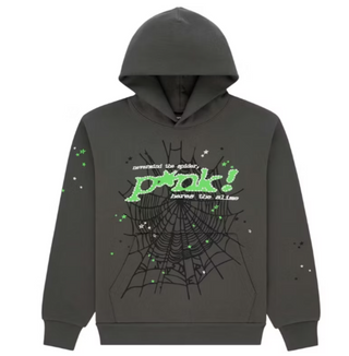Sp5der Punk V2 Hoodie Slate