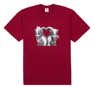 Supreme Skunk Tee Cardinal Red