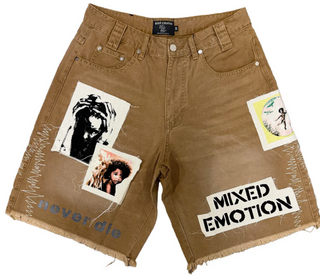 Mixed Emotions Chaos Shorts Brown