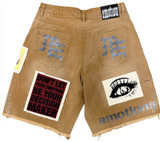 Mixed Emotions Chaos Shorts Brown